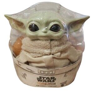 Star Wars Mandalorian The Child Baby Yoda Grogu 11 in Figure Plush Toy Green